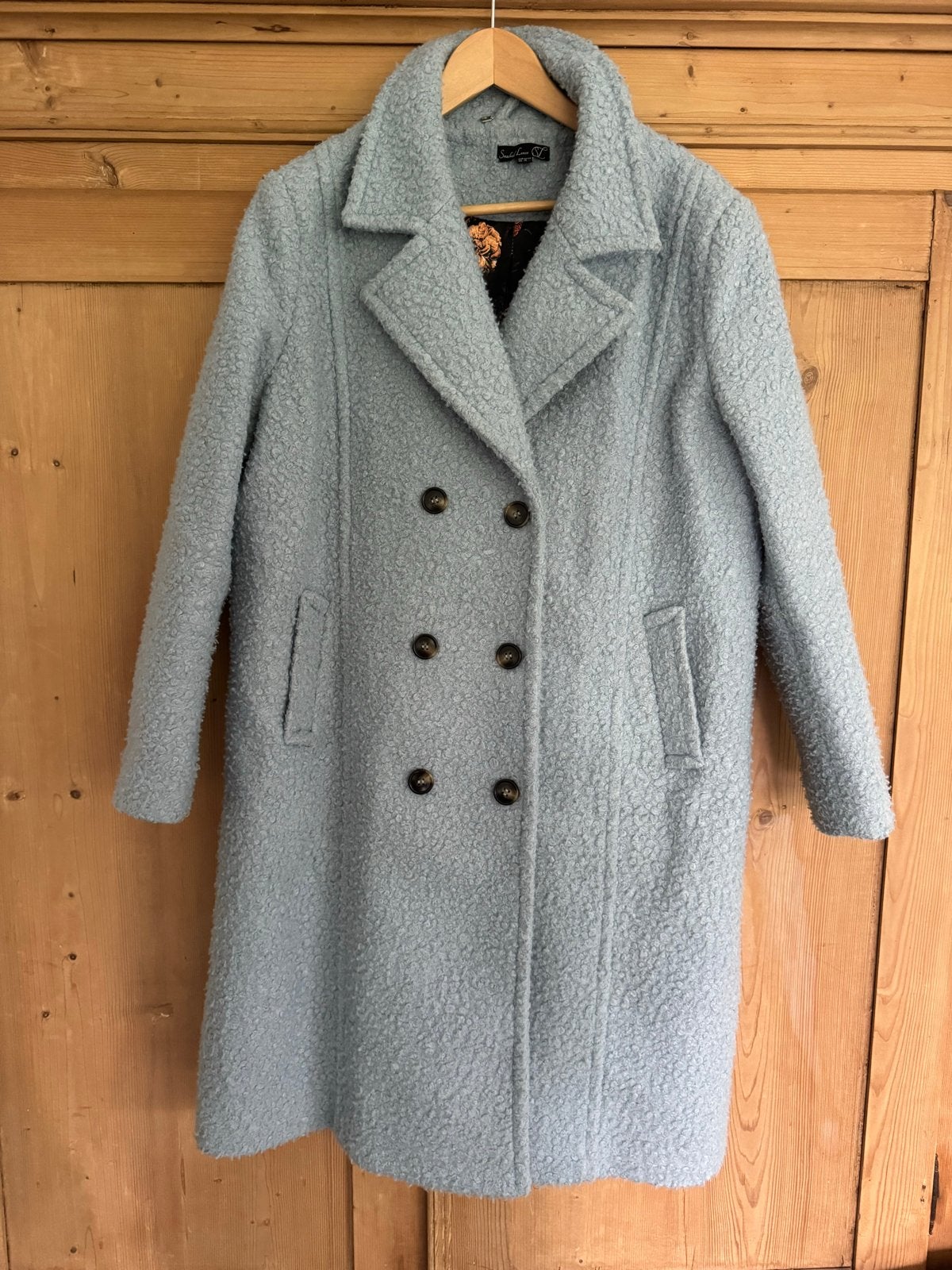 Smashed Lemon winterjas maat 44, Ophalen of Verzenden, Zo goed als nieuw, Maat 42/44 (L), Blauw