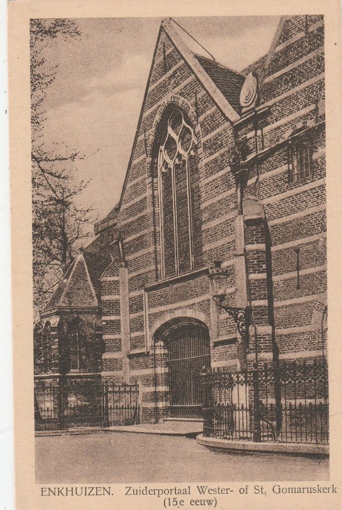 enkhuizen- westerkerk, Verzamelen, Ophalen of Verzenden, Voor 1920, Noord-Holland