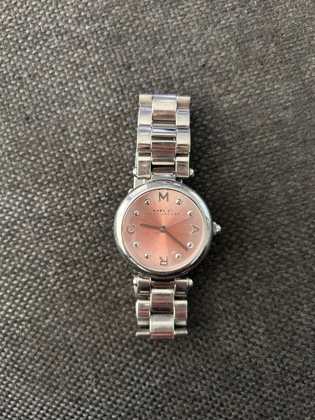 Marc by Marc Jacobs Dameshorloge - Lichte Gebruikssporen, Sieraden, Tassen en Uiterlijk, Horloges | Dames, Gebruikt, Staal, Polshorloge