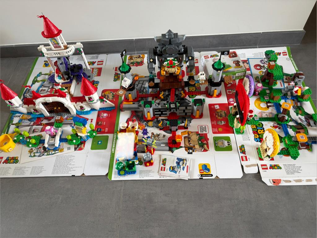 LEGO Super Mario Kasteel Peach, Bowsers Kasteel, Toad +meer, Kinderen en Baby's, Speelgoed | Duplo en Lego, Compleet, Lego, Ophalen of Verzenden