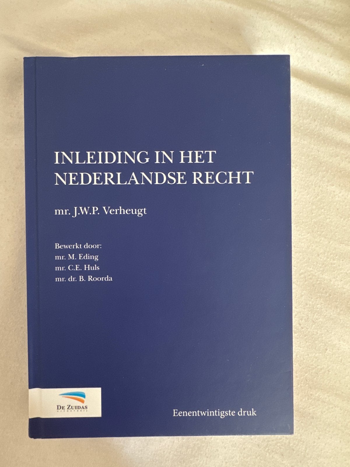 Inleiding in het Nederlandse Recht - J.W.P. Verheugt, Ophalen of Verzenden, Gamma, Gelezen, HBO