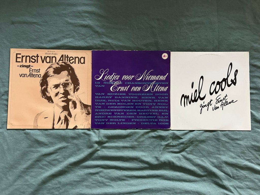 3 LP's Ernst van Altena (ook per stuk te koop), LP, Gebruikt, Ophalen of Verzenden, Levenslied of Smartlap