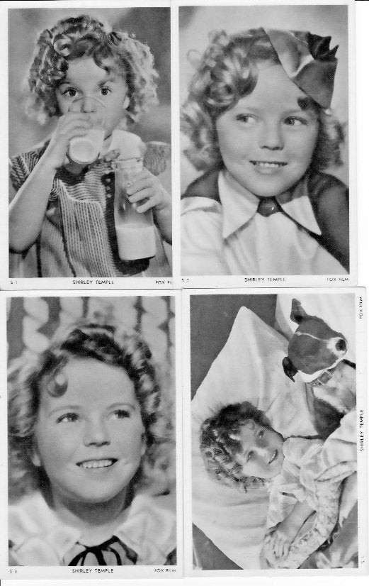 24 originele shirley temple kaarten postfris, Verzamelen, Ophalen of Verzenden, 1920 tot 1940, Ongelopen, Sterren en Beroemdheden