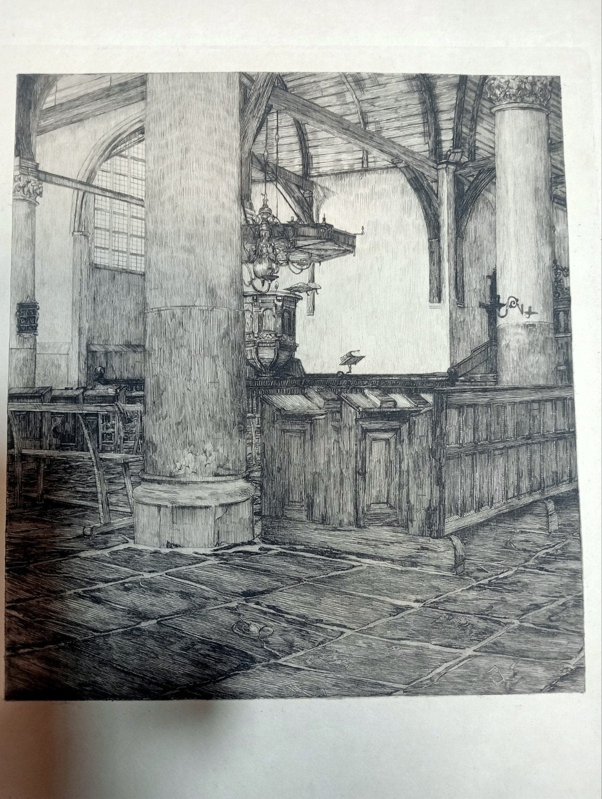 Gerrit Christiaan Haverkamp (1872–1926)-Oosterkerk te Hoorn, Ophalen of Verzenden