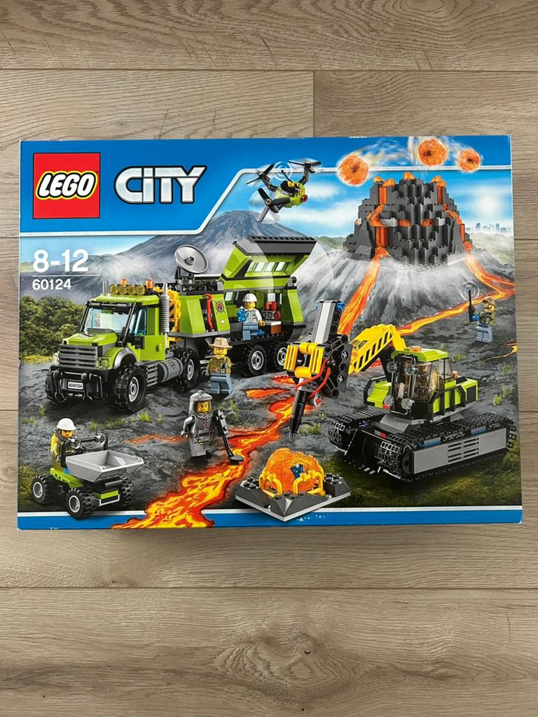 Lego 60124 - Lego City Vulkaan onderzoeksbasis - *NIEUW*, Lego, City, Nieuw, Ophalen of Verzenden