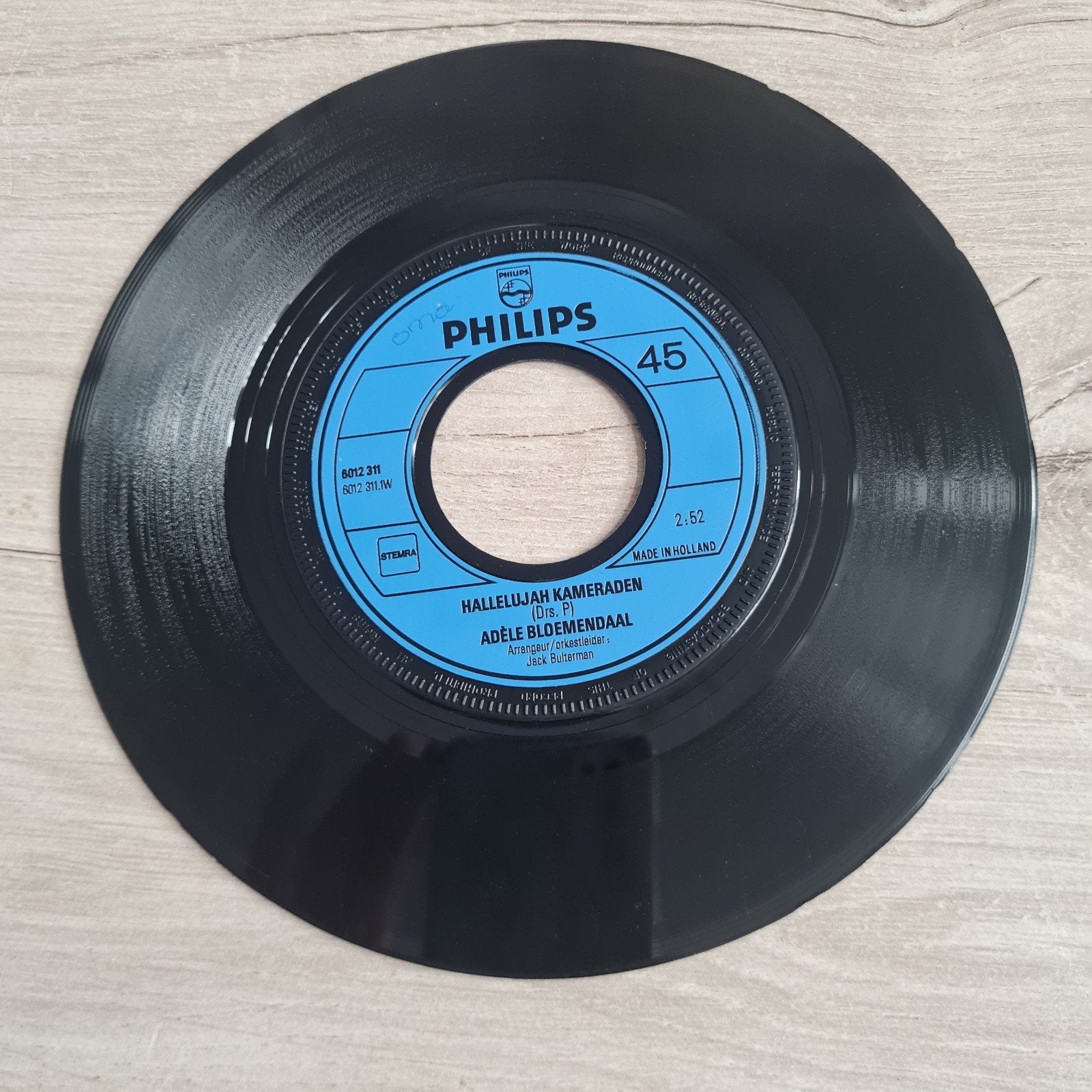 Adèle Bloemendaal - Reisje Langs De Rijn, Gebruikt, 7 inch, Ophalen of Verzenden, EP