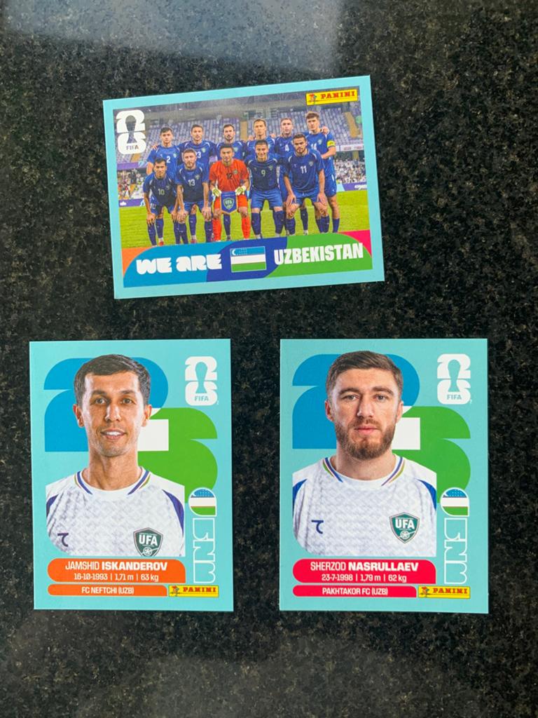 Uzbekistan (WK 2026 Panini stickers), Ophalen of Verzenden, Zo goed als nieuw, Buitenlandse clubs, Poster, Plaatje of Sticker