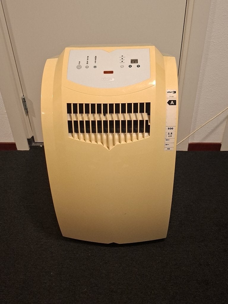 Mobiele airco Zibro, Ophalen, Gebruikt, 3 snelheden of meer, Energieklasse A of zuiniger