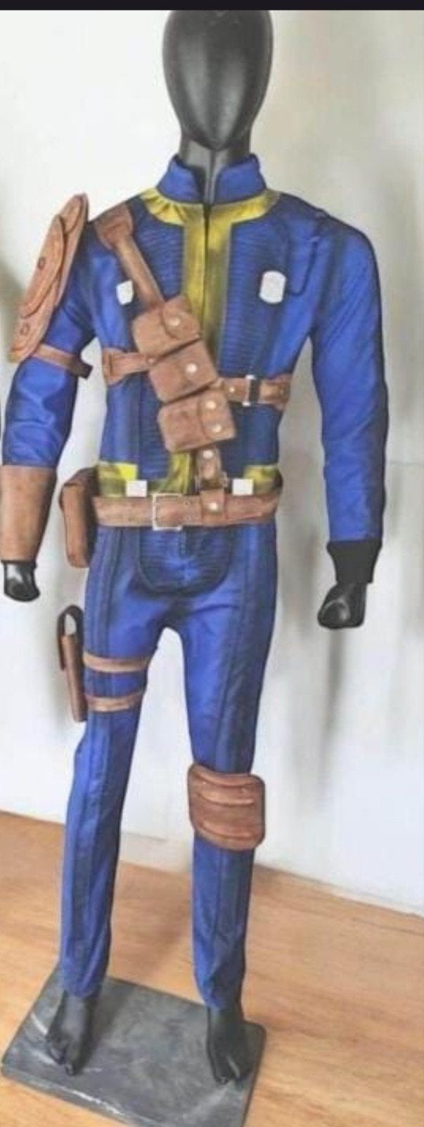 Fallout Vault suit cosplay 3XL met leren accessoires, Hobby en Vrije tijd, Kostuums, Theaterbenodigdheden en LARP, Ophalen of Verzenden