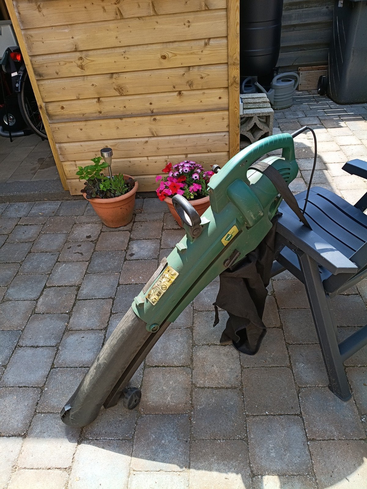 Greenway Bladblazer/Bladzuiger 2500W, Gebruikt, Met opvangzak, Handgedragen, Elektrisch