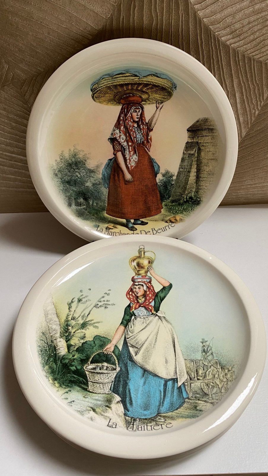 5 stuks vintage borden van Boch Fréres Keramiek, Antiek en Kunst, Ophalen of Verzenden