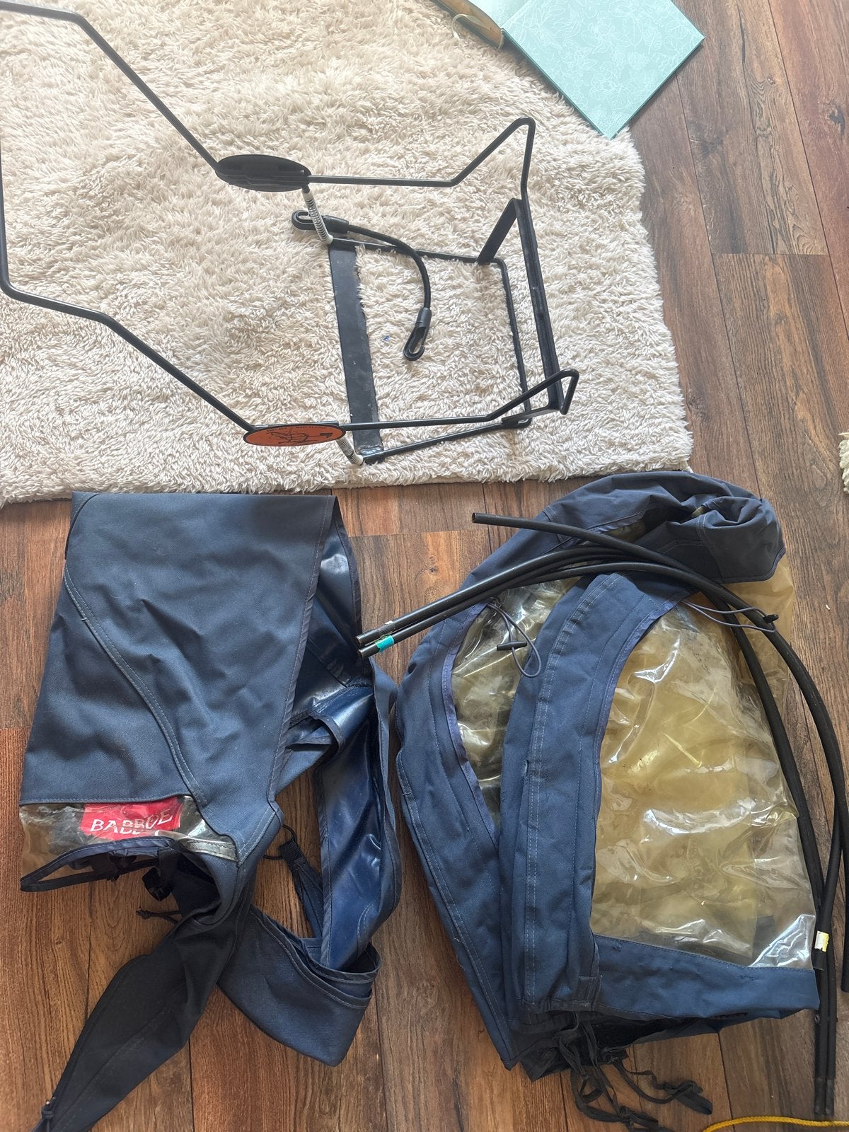 Babboe accessoires: zonnescherm, regentent, Maxi Cosi adapte, Ophalen, Gebruikt, Overige typen
