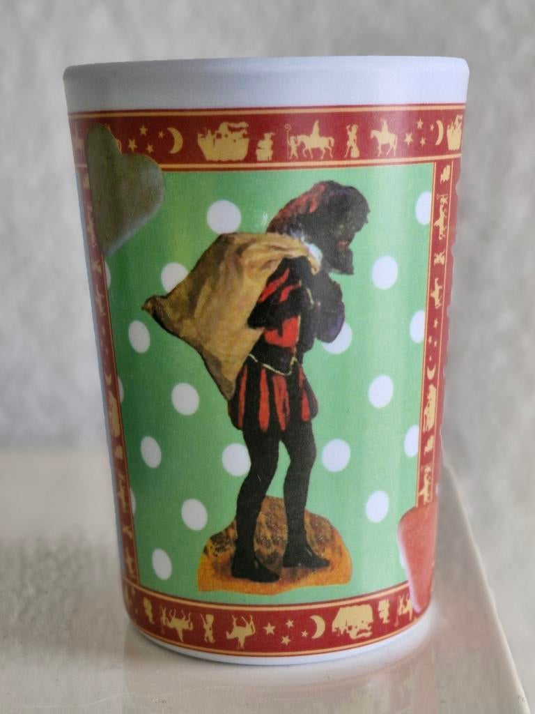 Plastic Beker Zwarte Piet, Ophalen of Verzenden