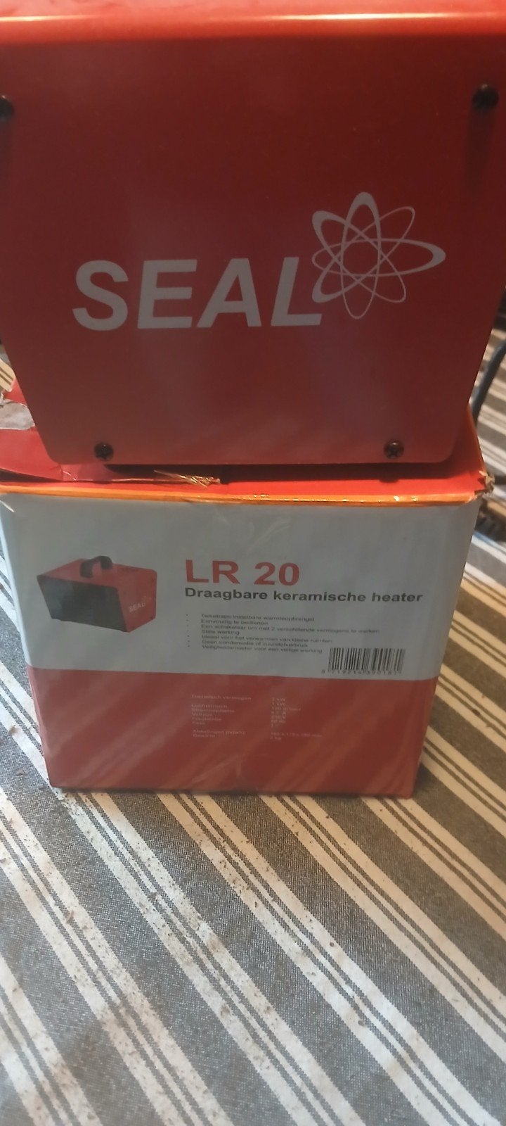 SEAL LR 20 Draagbare Keramische Heater, Ophalen, Zo goed als nieuw, Elektrisch, Overige soorten