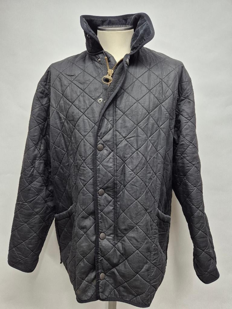 Barbour 'Duracotton Pollarquilt' winterjas, XXL Top!, Barbour, Verzenden, Zwart, Overige maten