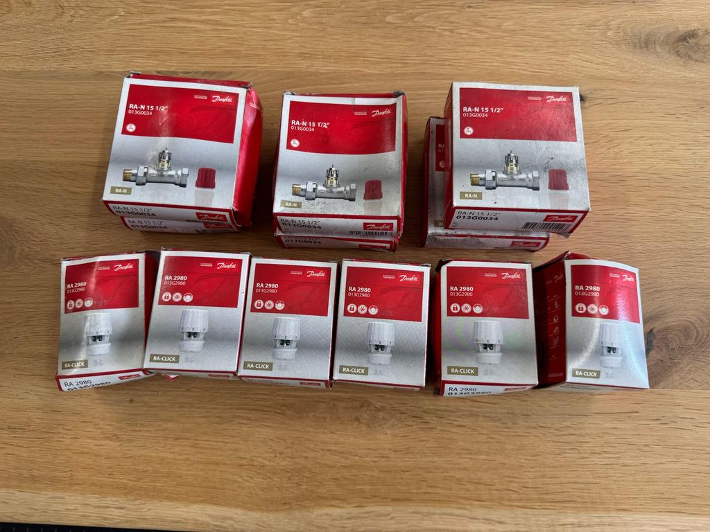 Danfoss Thermostaatknoppen RA 2980 NIEUW, Ophalen of Verzenden, Nieuw