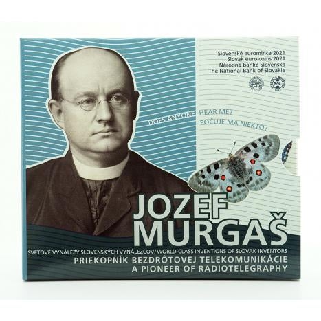 BU set Slowakije 2021 - 1 cent t/m 2 euro - Blister Murgas, Verzenden, Slowakije, Overige waardes, Setje