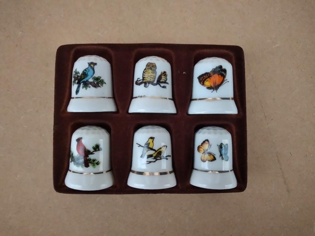Vingerhoedjes 6 stuks., Ophalen of Verzenden, Nieuw, Porselein, Nederland