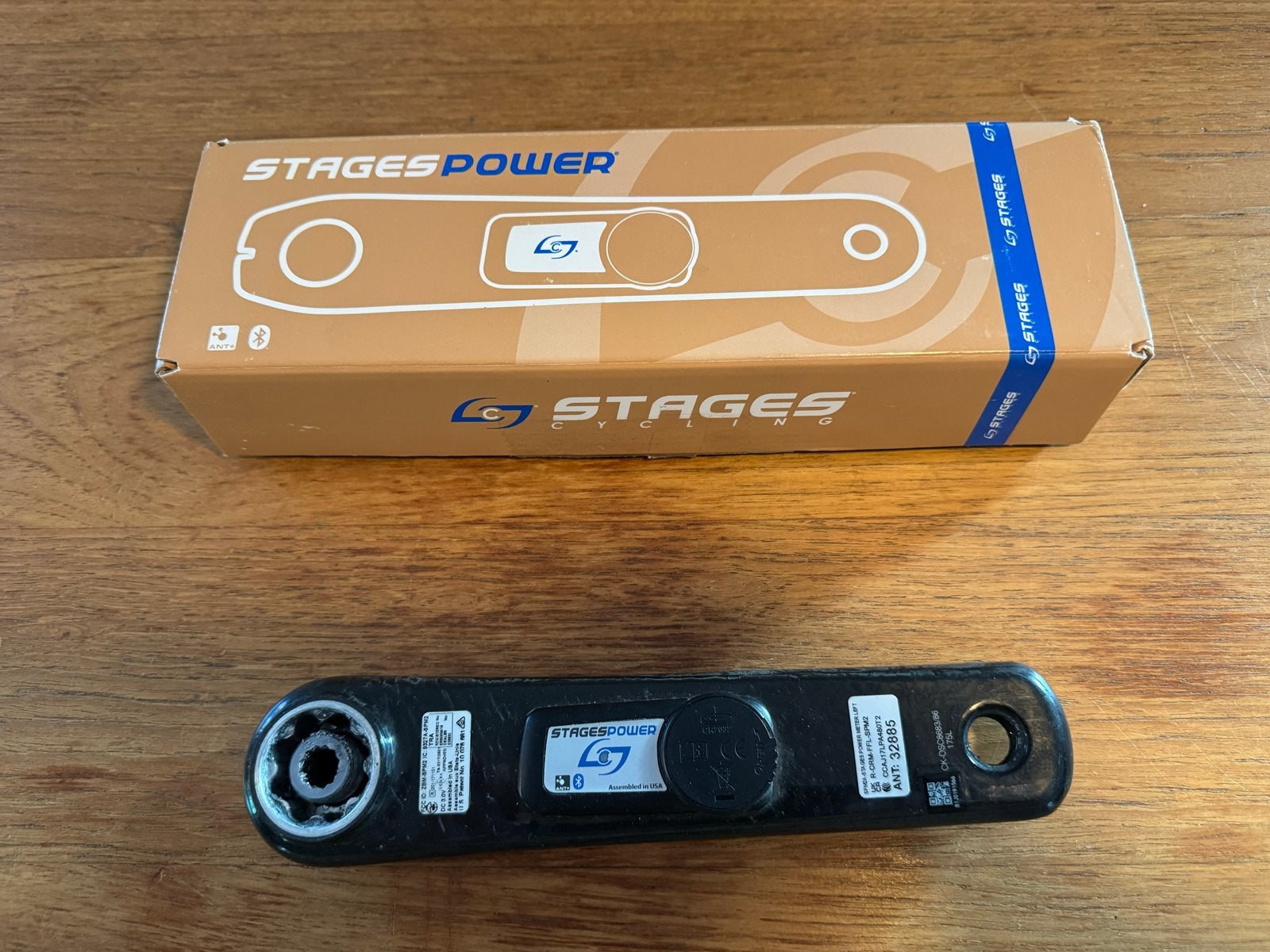 Stages Sram/Raceface/Easton BB30 Power Meter links carbon, Crankstel of Pedalen, Mountainbike, Ophalen of Verzenden, Zo goed als nieuw