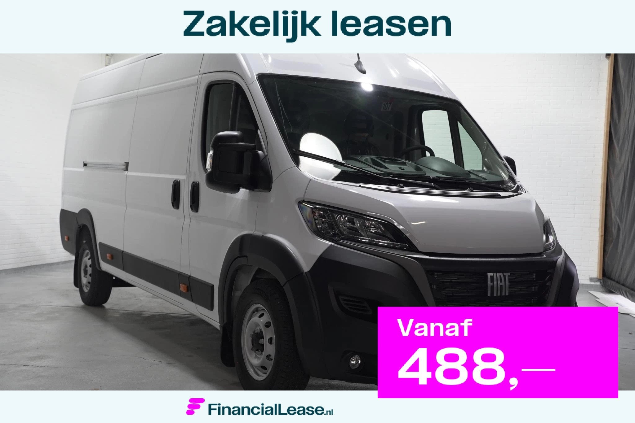 Fiat Ducato 2.2 MultiJet 140 pk L4H2 Airco, BPM vrij Airco,, Voorwielaandrijving, Stof, Gebruikt, 4 cilinders