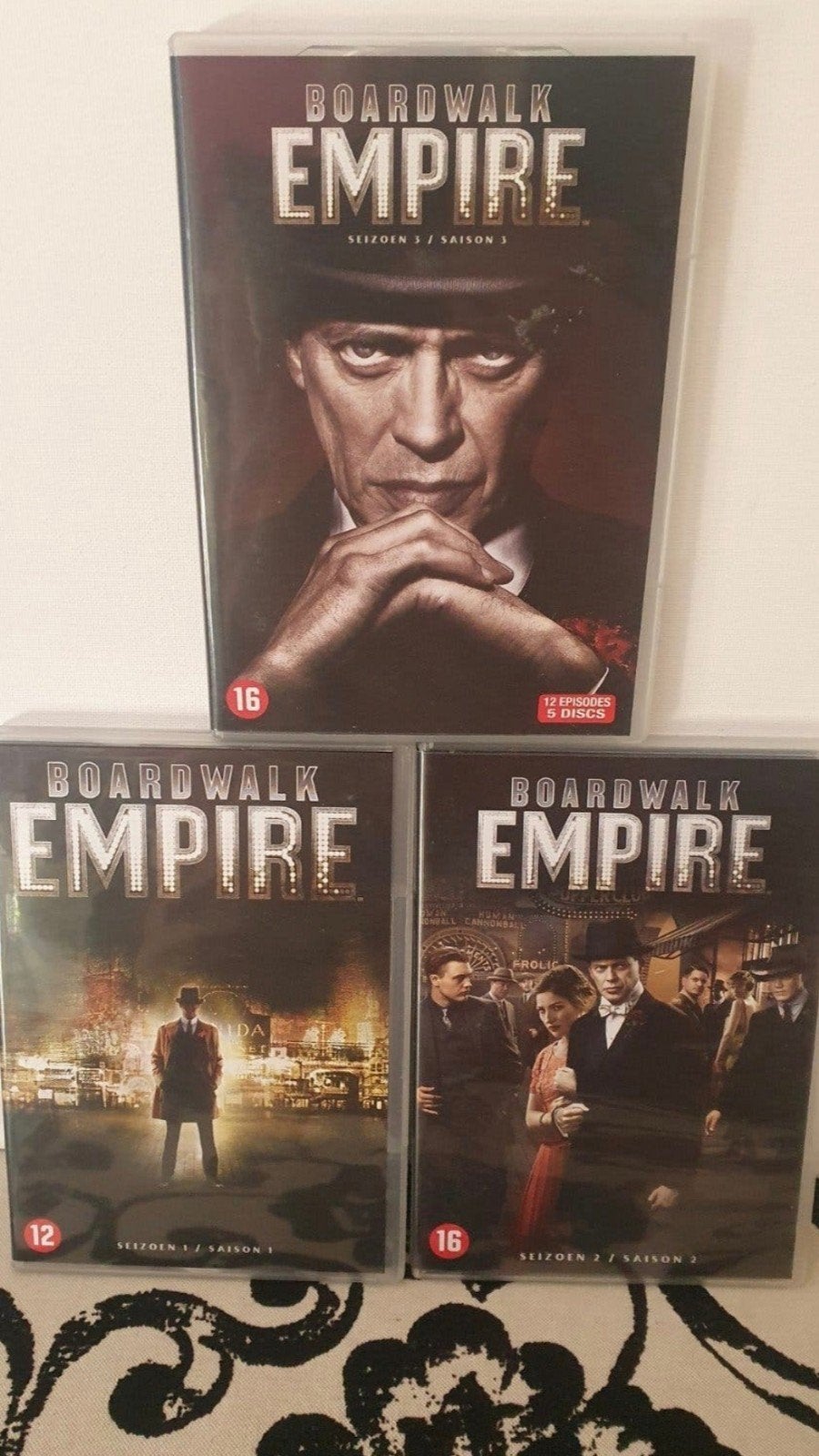 Boardwalk Empire Seizoen 1, 2 en 3 DVD Setprijs, Cd's en Dvd's, Bonusmateriaal, Vanaf 16 jaar, Misdaad, Seizoen 1