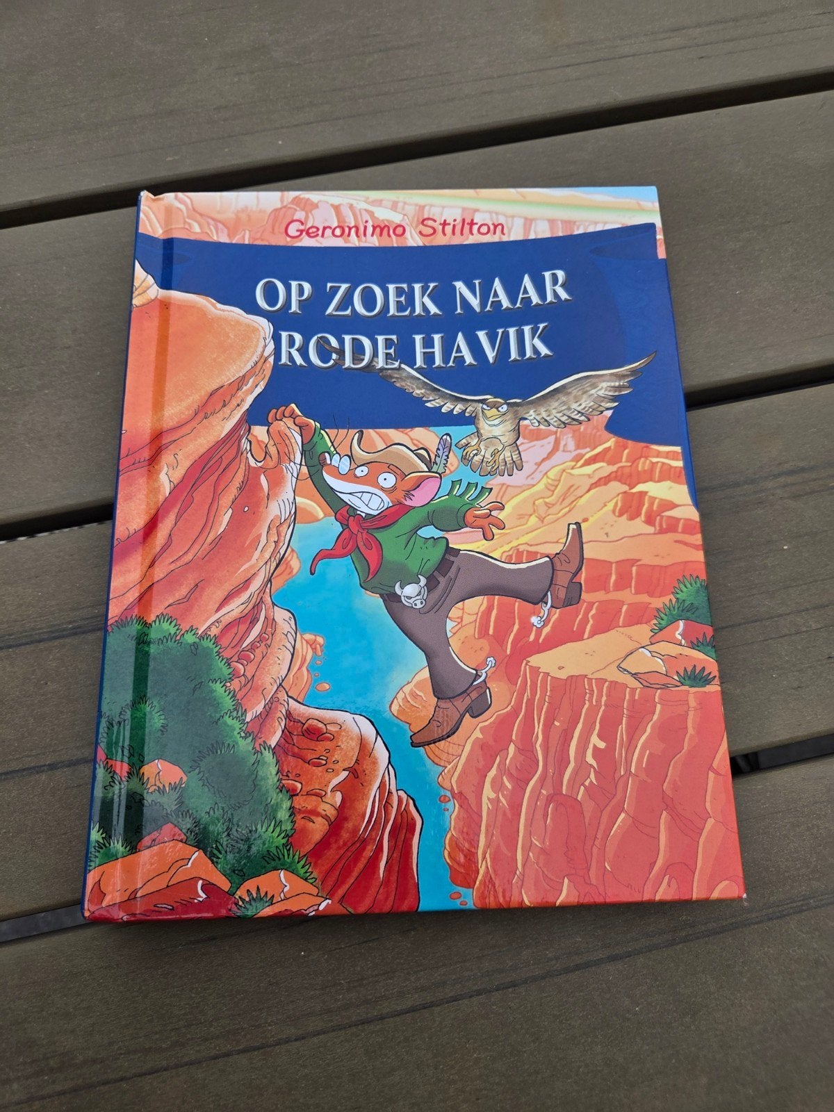 Geronimo Stilton - Op zoek naar rode havik, Ophalen of Verzenden, Zo goed als nieuw, Geronimo Stilton