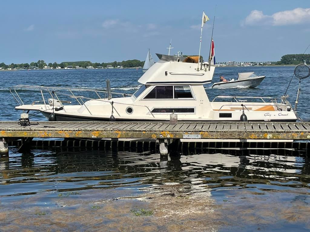 Guy couch 7.30 diesel flybridge, Watersport en Boten, Ophalen, 50 pk of meer, Diesel, Zo goed als nieuw