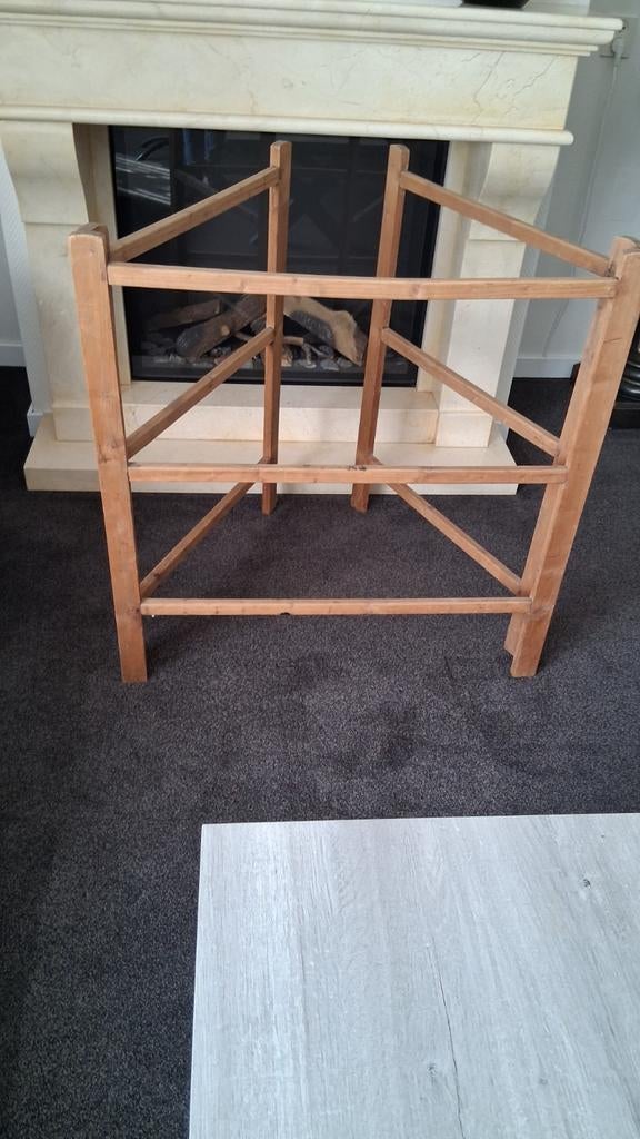 Nostalgische houten droogrek, Ophalen, Gebruikt