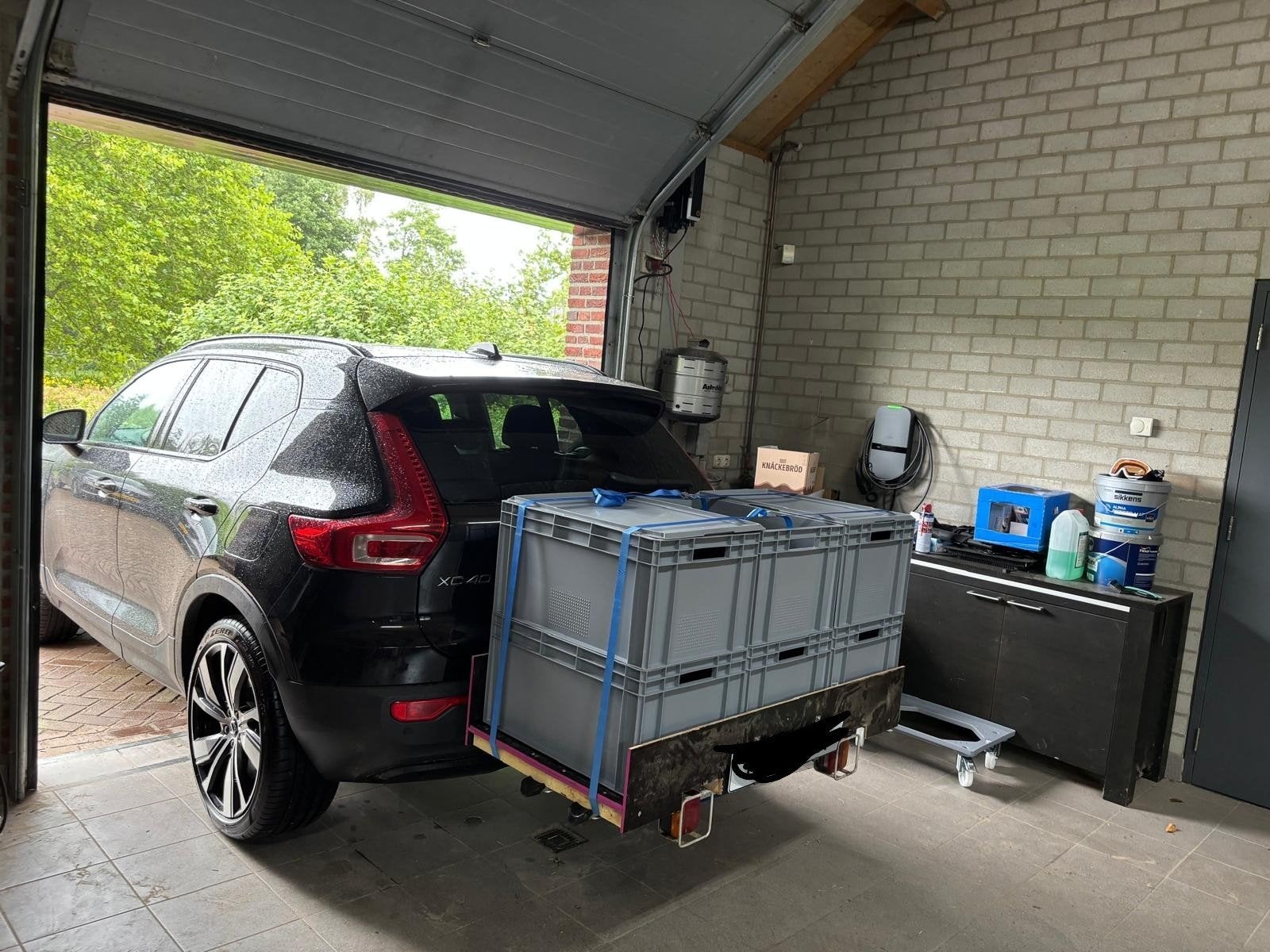 Fietsendrager met bagageboxen. Ideaal voor op vakantie!, Ophalen, Gebruikt