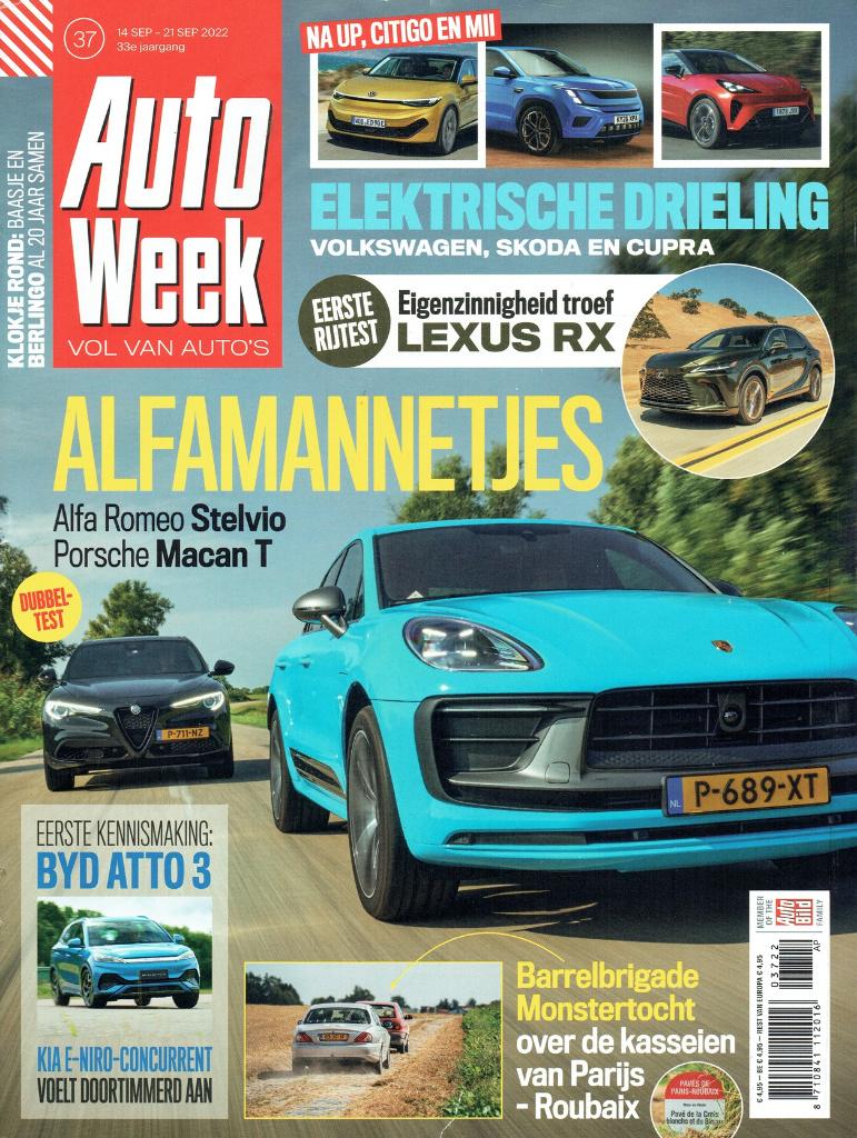 Autoweek 2022 nr. 37 (oa Alfa Romeo Stelvio & Porsche Macan), Verzenden, Gelezen, Algemeen