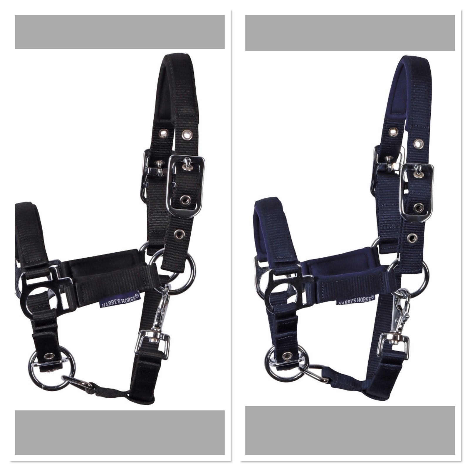 Harry’s horse halster mini veulen of veulen padded nieuw, Nieuw, Zwart, Halster, Mini