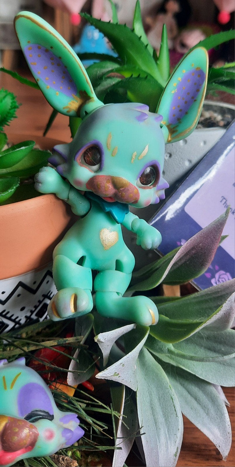 legit bjd 11 cm MISHI'S DOLL, BONBON, met certificaat., Verzamelen, Poppen, Ophalen of Verzenden, Zo goed als nieuw, Pop