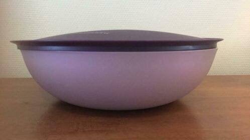 Tupperware Allegra Schaal 3,5L Paars Parlemoer, Ophalen of Verzenden, Gebruikt, Paars, Schaal