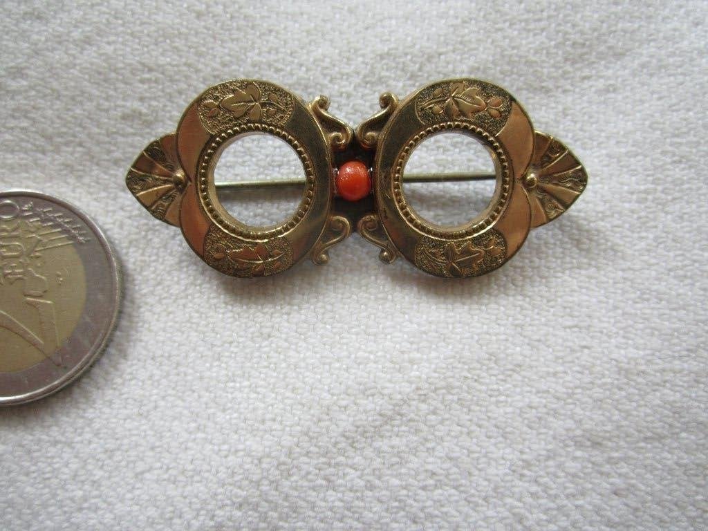 35.   Schitterende oude broche, Engeland,  Edwardiaans, Ophalen, Overige materialen, Broche