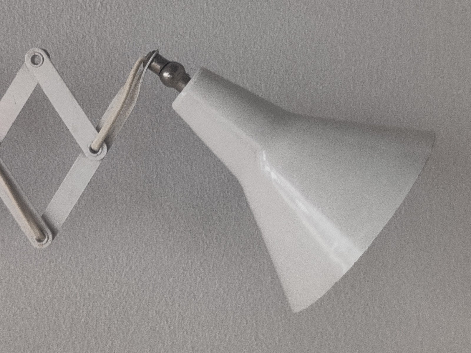 Vintage Anvia lamp Hoogervorst harmonica lampje wandlamp, Anvia, Gebruikt, ., Leeslamp