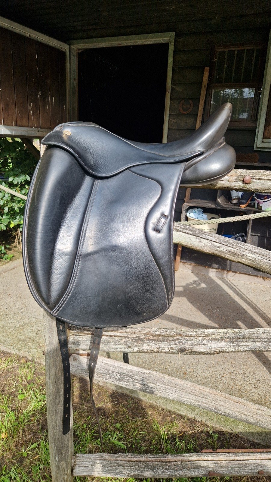 Dressuur zadel 17", Gebruikt, Dressuur, Wijd, Overige merken