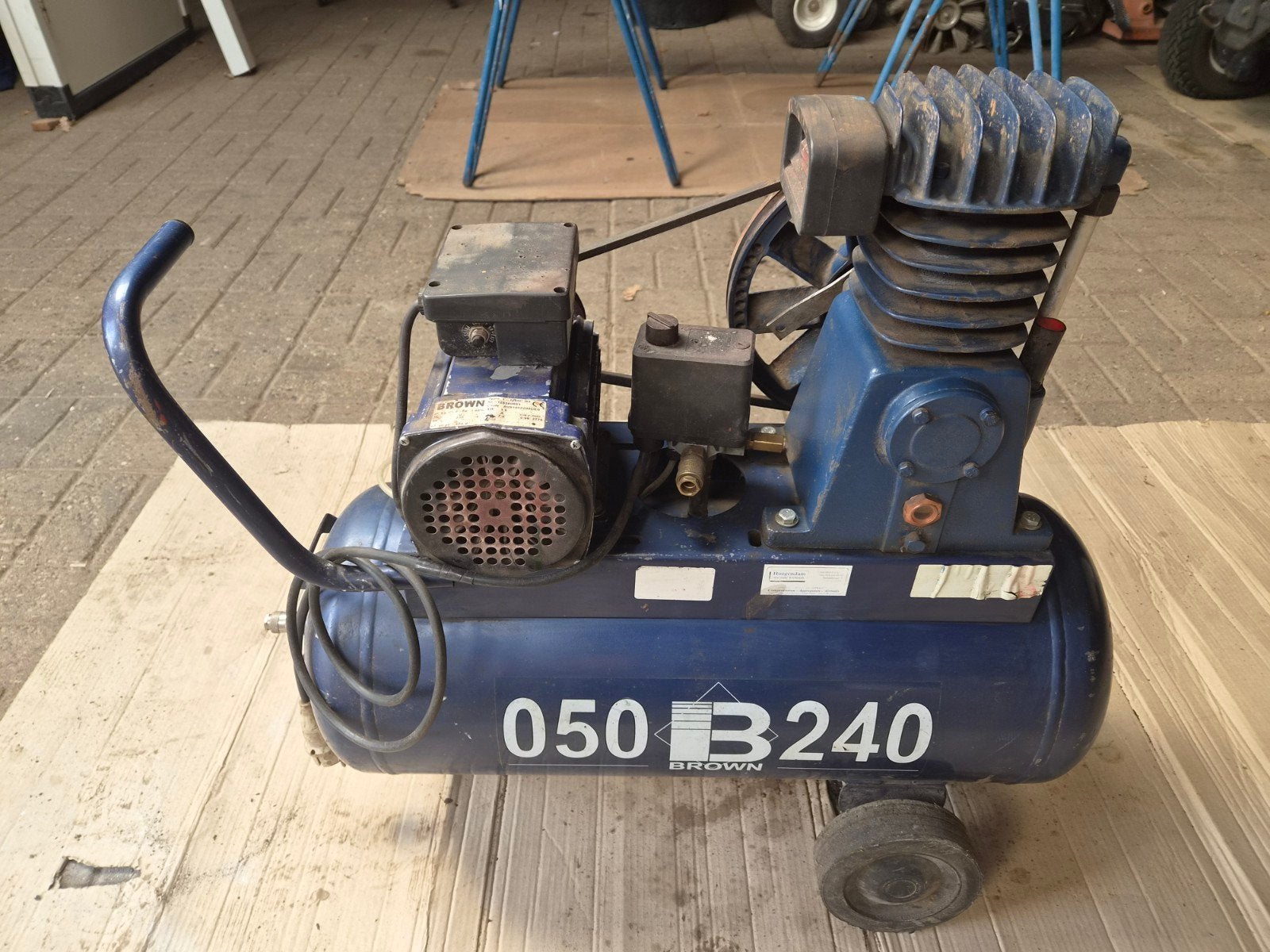 compressor, Ophalen, Gebruikt, Minder dan 200 liter/min, 25 tot 100 liter