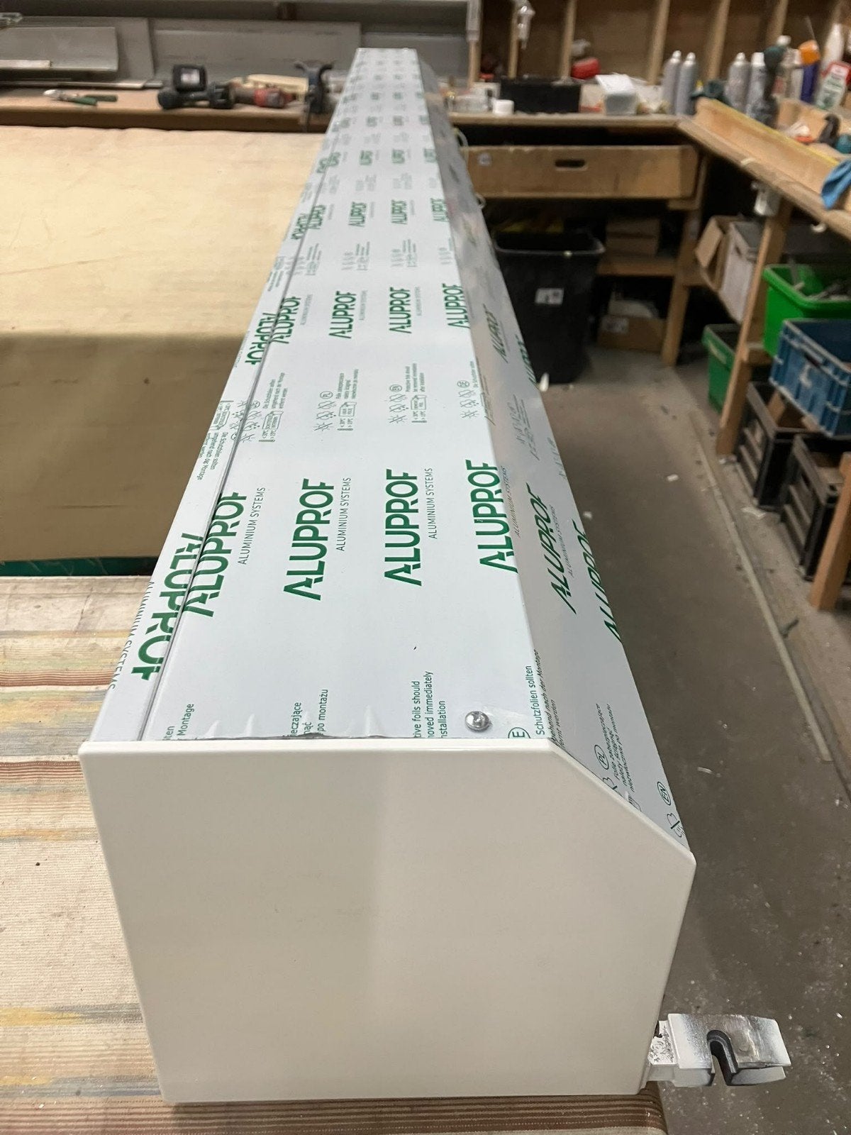 rolluik elektrisch/*afstandb 261cm breed x 265.5cm hoog, Ophalen, 200 cm of meer, Wit, Nieuw
