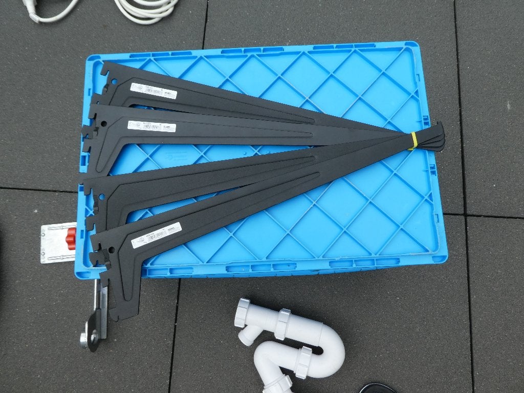 Plankendragers nieuw zwart 50 cm, Ophalen of Verzenden, Nieuw, 50 tot 100 mm, Overige typen