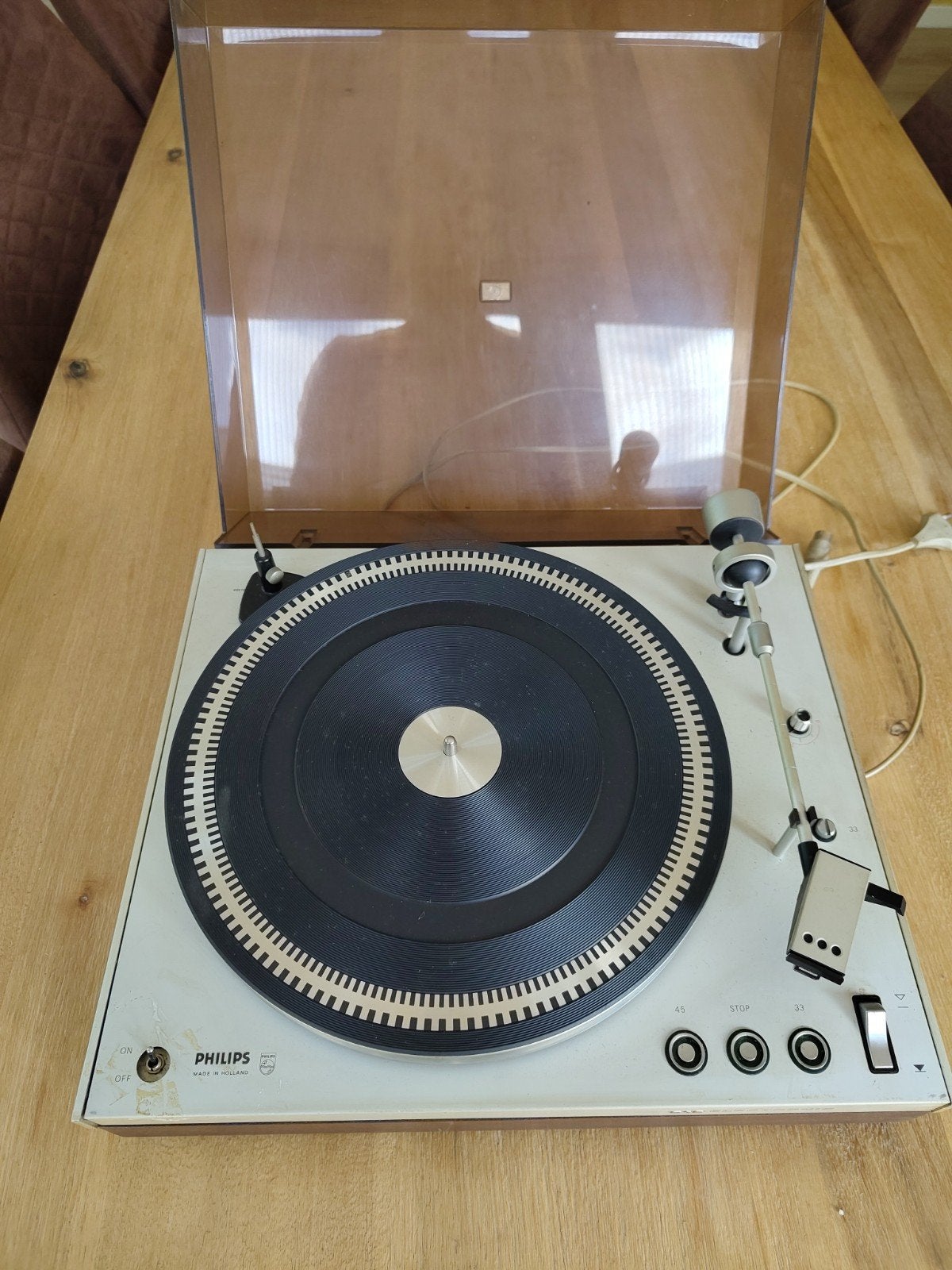 Philips 212 platenspeler, Ophalen, Platenspeler, Philips