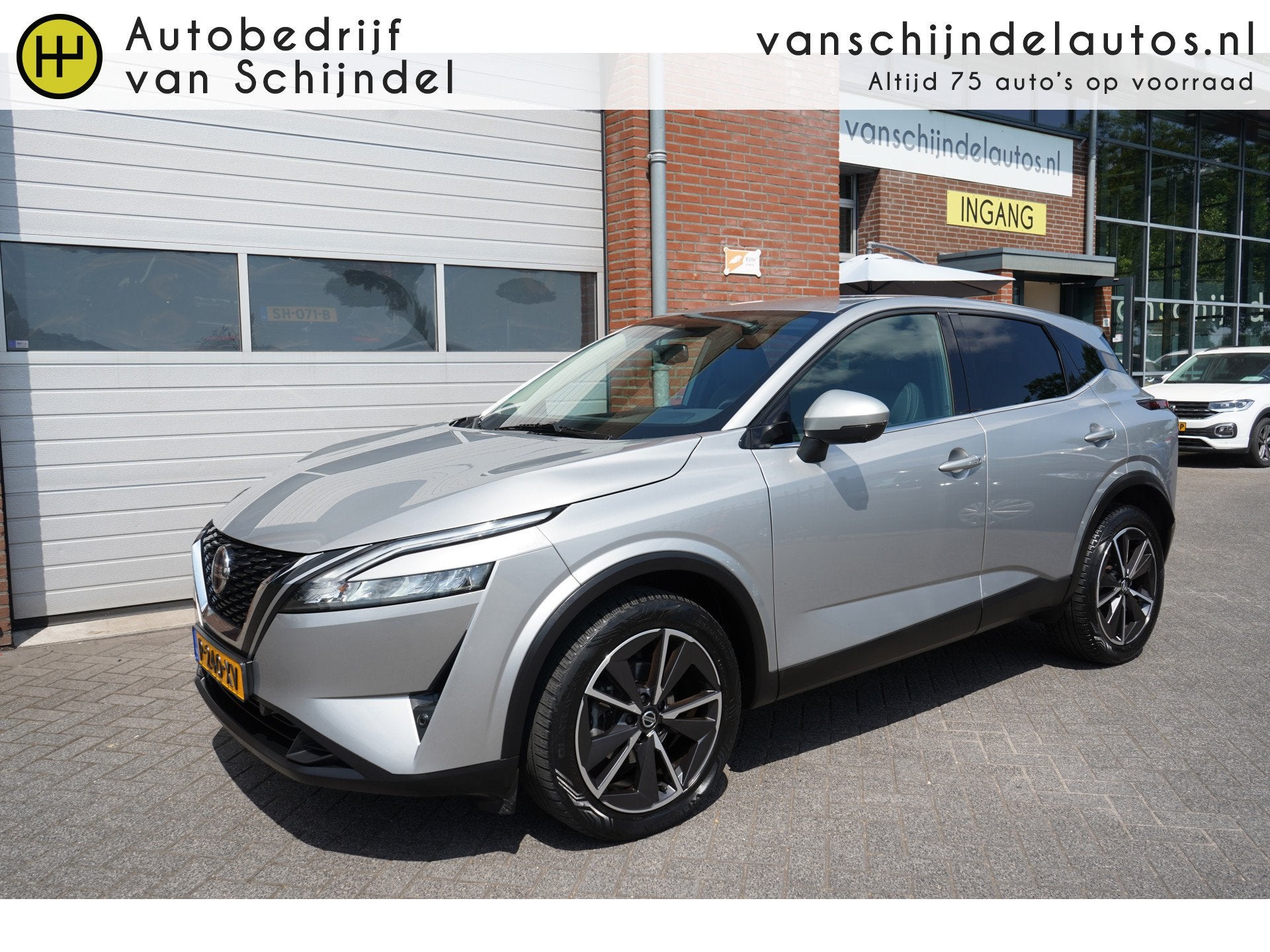 Nissan QASHQAI 1.3 MHEV 158PK XTRONIC N-STYLE LUXE ORIGINEEL, Auto's, Stof, Origineel Nederlands, Adaptive Cruise Control, Hybride Elektrisch/Benzine