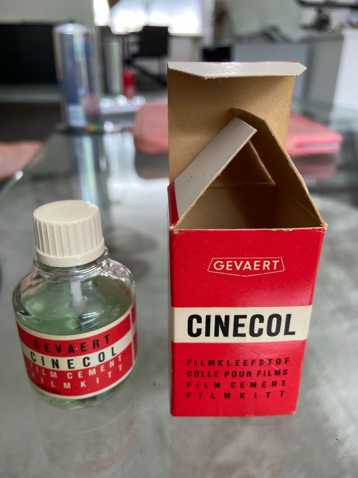 Gevaert Cinecol Film Cement - Vintage Film Lijm, Ophalen of Verzenden, Accessoire