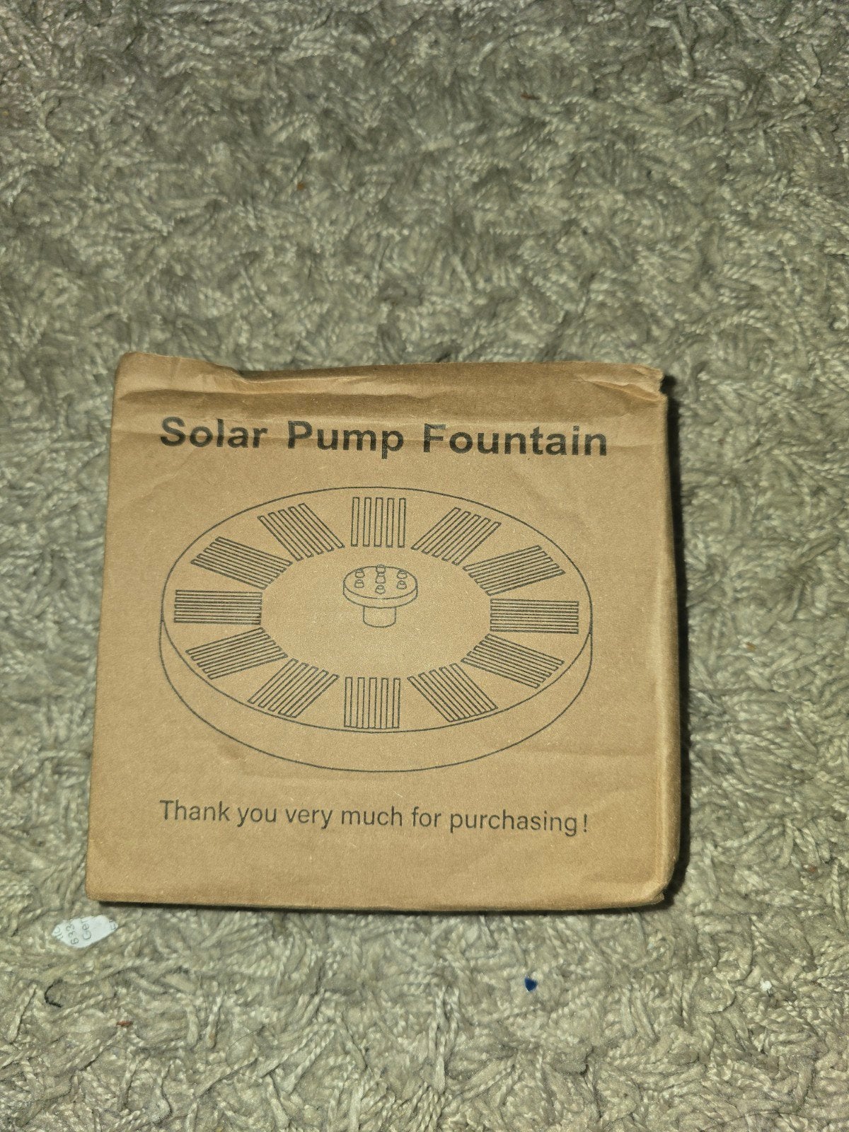 Solar Pomp Fontein - Waterornament voor Tuin/Vijver, Ophalen of Verzenden, Nieuw, Kunststof, Fontein