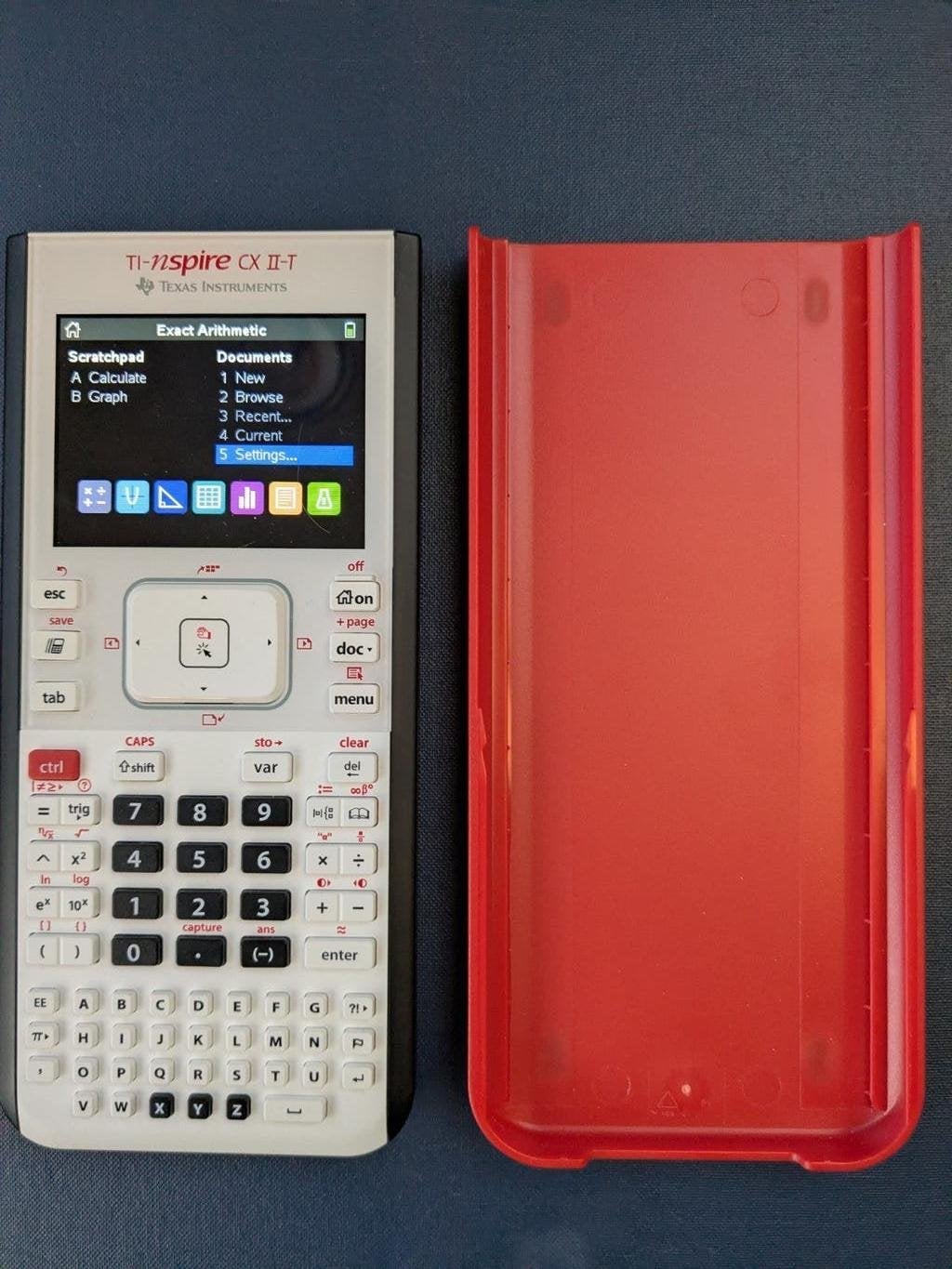 Texas Instruments TI Nspire CX II-T, Ophalen of Verzenden, Grafische rekenmachine, Zo goed als nieuw
