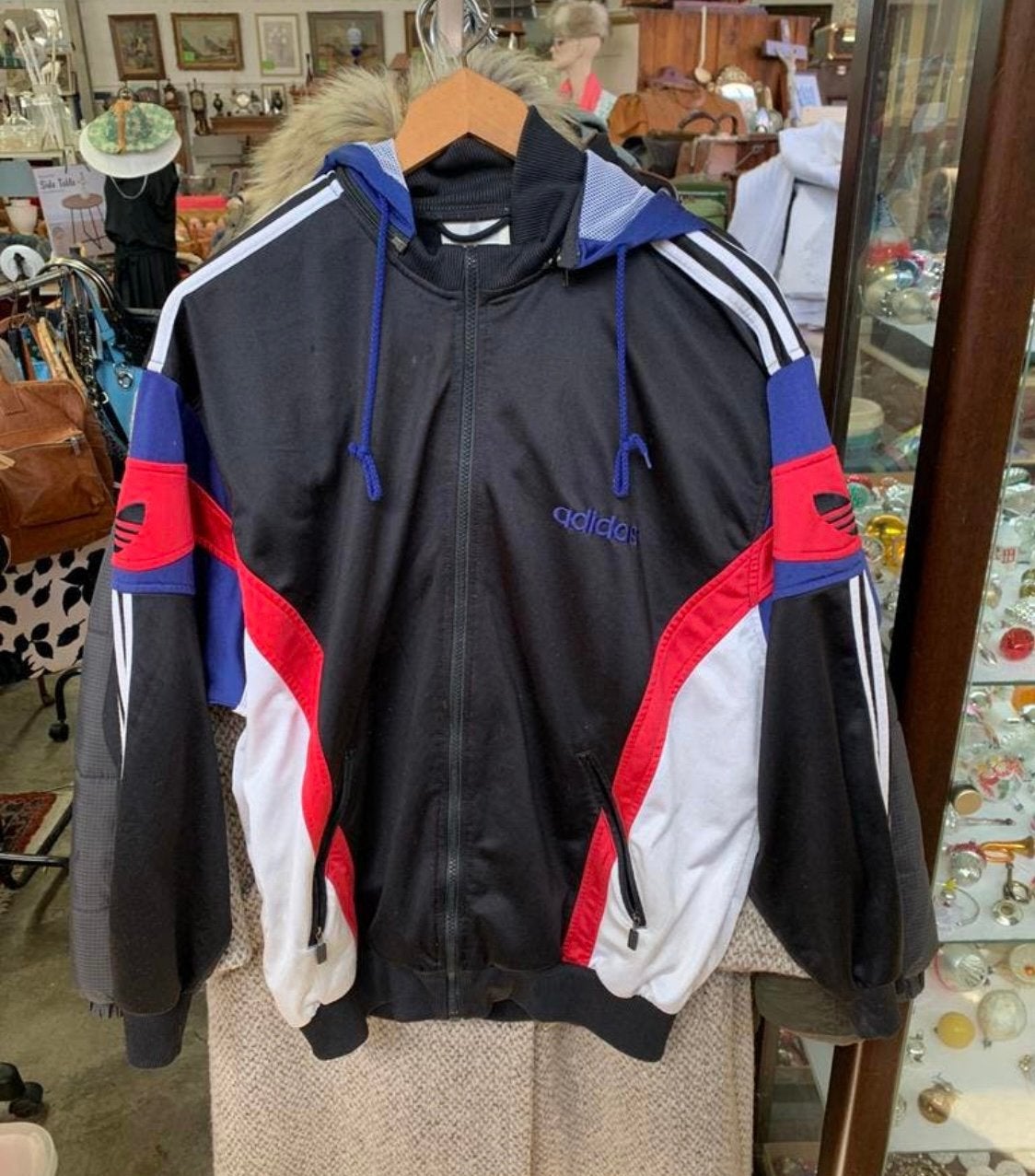 Adidas retro trainingspak jack waarschijnlijk jaren 70, Kleding | Heren, Sportkleding, Verzenden