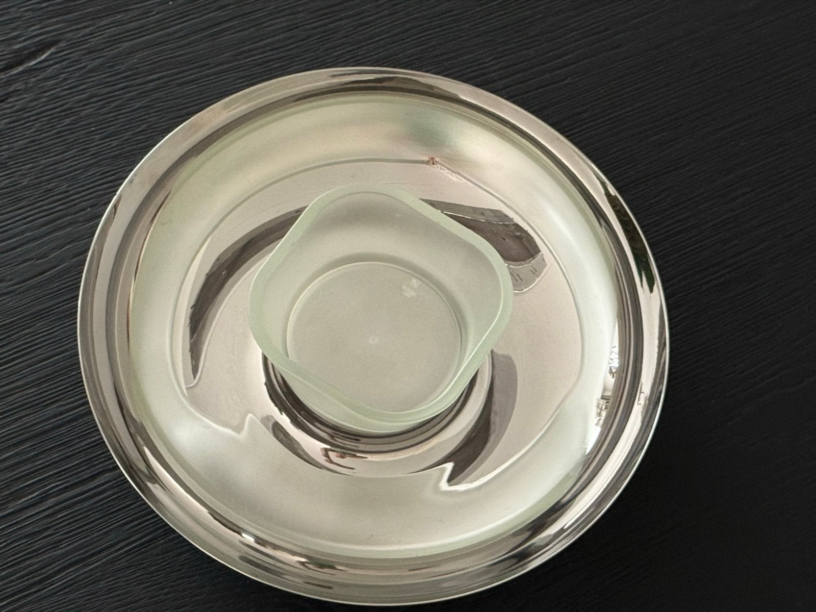 Alessi Salsa Doritos schaal - RVS khodi feiz, Gebruikt, Schaal, Rond, Ophalen of Verzenden