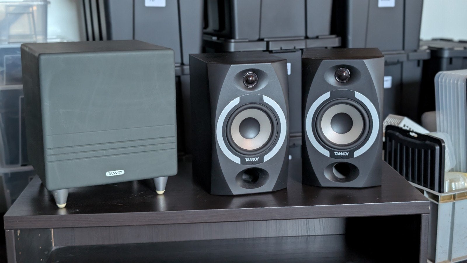 Tannoy Reveal 501a 2.1 Studio Monitors met TS10 Subwoofer, Ophalen of Verzenden, Gebruikt