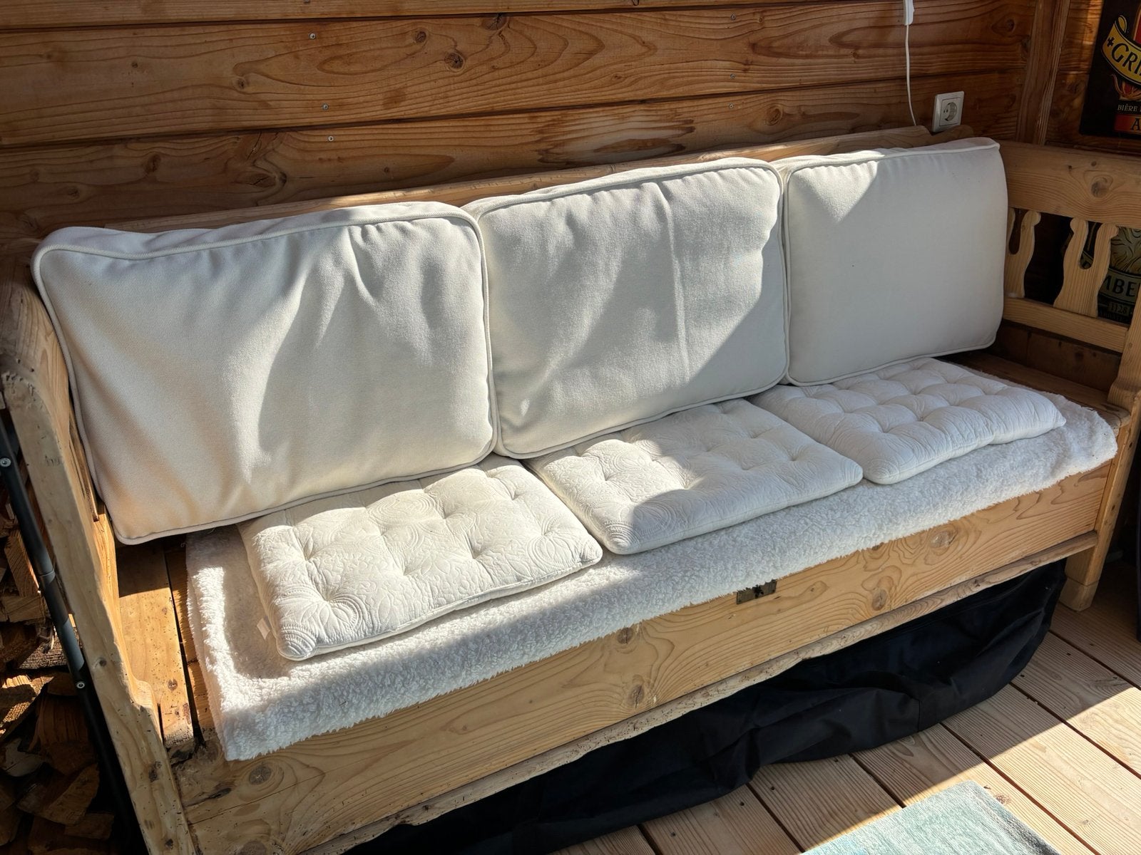 3x i.z.g.s. Järpön/Duvholmen rugkussens met overtrek IKEA, Tuin en Terras, Ophalen of Verzenden, Zo goed als nieuw