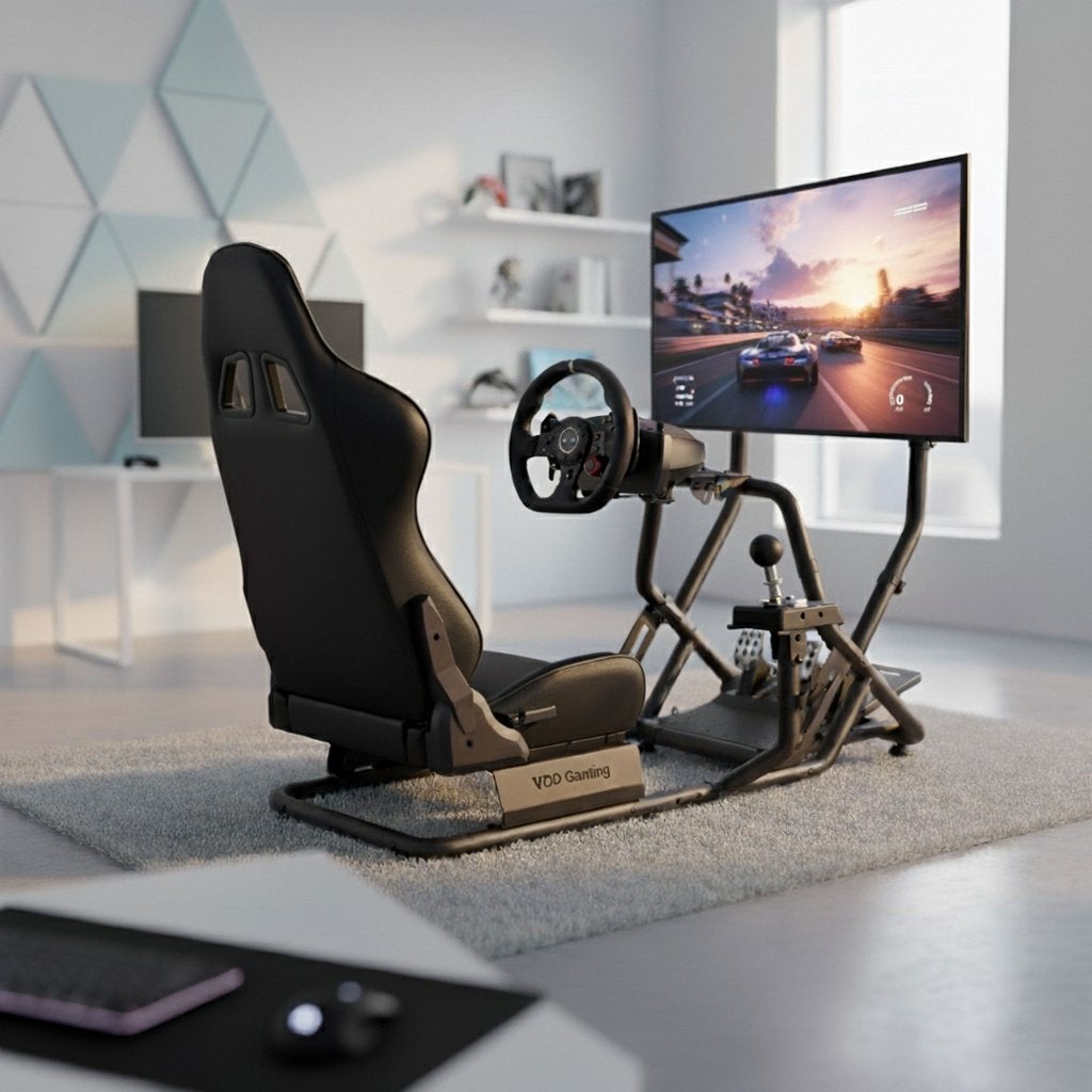 Complete Racing Cockpit Simulator - Zwart, Ophalen, 1 speler, Racen en Vliegen, Nieuw