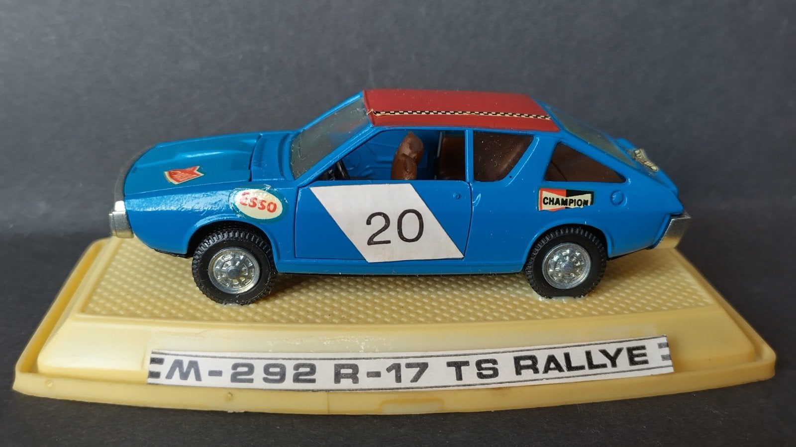 Renault 17 TS Rallye 1:43 Auto Pilen Spain Pol, Overige merken, Auto, Verzenden, .